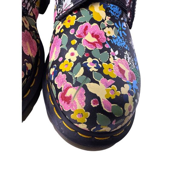Dr. Martens 1460 Pascal Boots Floral Mash Up Y2K Womens US 8 Leather Limited - Picture 11 of 14